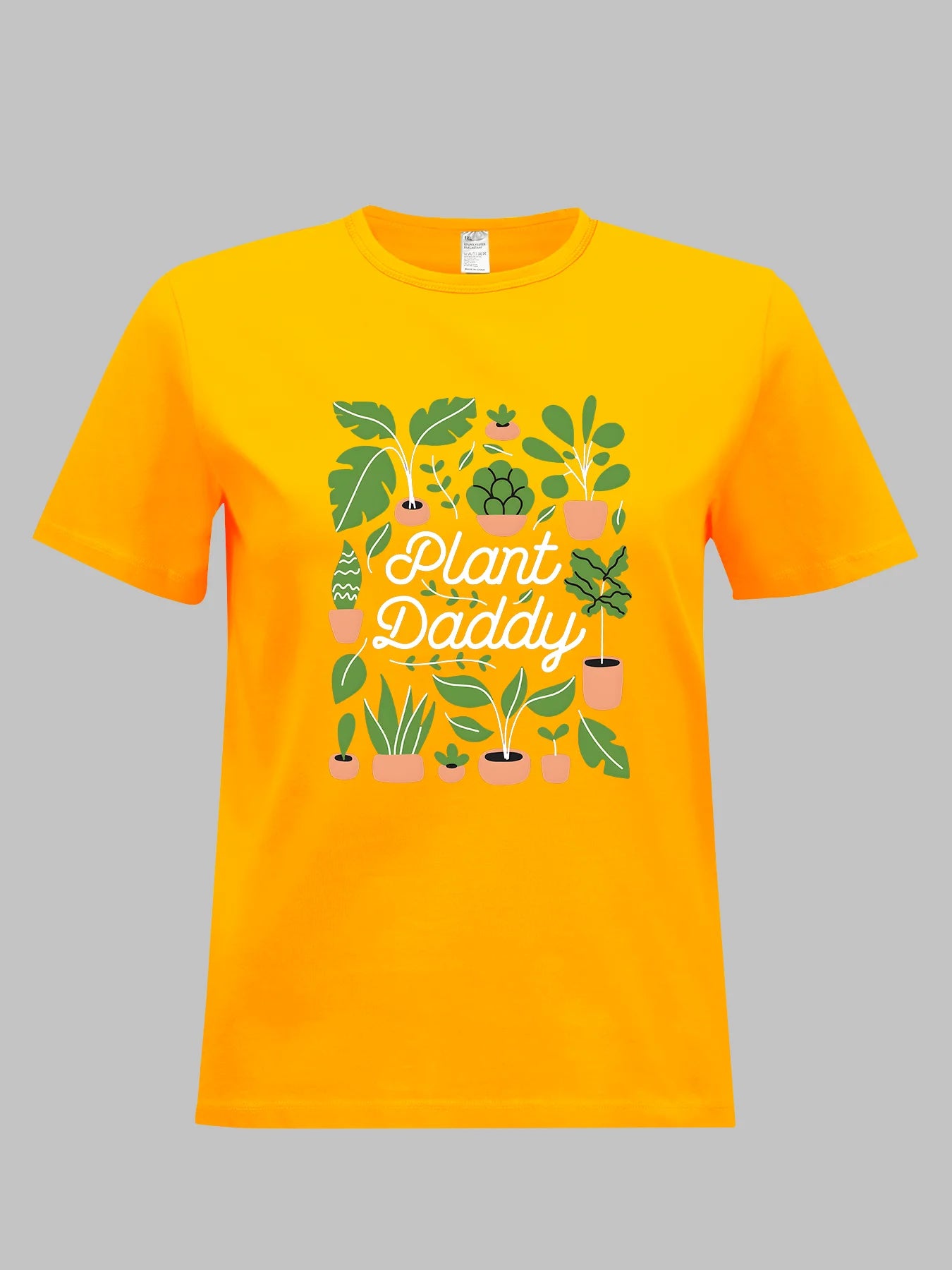 2026 Spring/Summer New Women's Floral Pattern Fashionable Casual Loose Letter Print Simple Top/T-Shirt