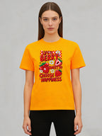Life Is Berry Sweet So Choose Happiness T Shirt Women Strawberry Graphic Tee Casual Round Neck Short Sleeve Tops