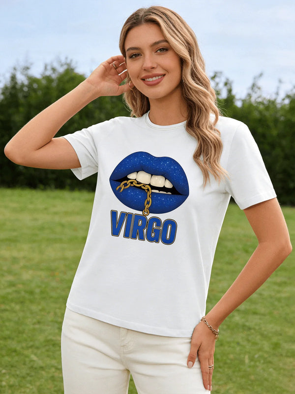 Queen Crown T Shirt Women Pink Blue Graphic Tee Casual Round Neck Short Sleeve Tops Women Clothing