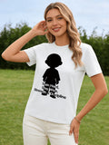 Train Hard Stay Wise Strength & Discipline T Shirt Women Karate Kid Graphic Tee Casual Round Neck Short Sleeve Tops