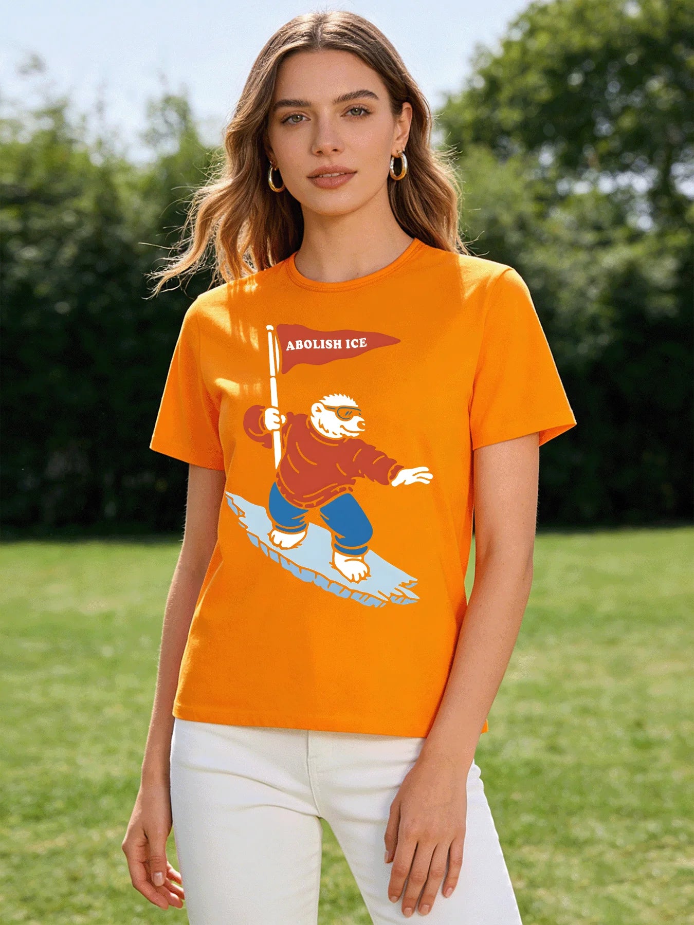 2026 Spring/Summer New Women's Fashion Casual Loose Round Neck Simple Printed Short-Sleeve T-Shirt Top