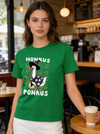 Honkus Ponkus Goose Witch T-Shirt Women Spring Summer Round Neck Short Sleeve Cute Funny Animal Graphic Casual Tee