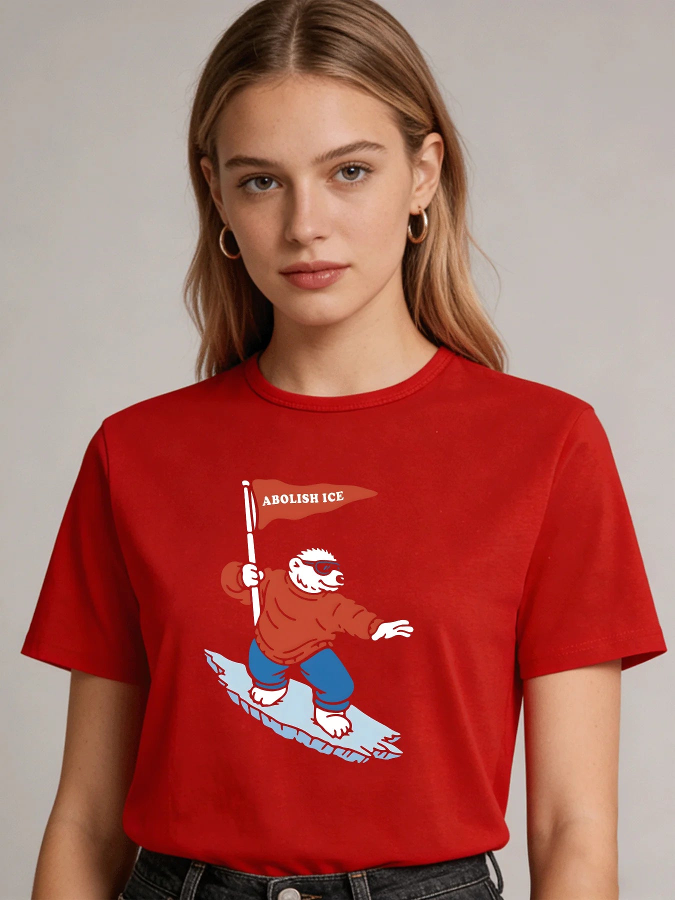 2026 Spring/Summer New Women's Fashion Casual Loose Round Neck Simple Printed Short-Sleeve T-Shirt Top