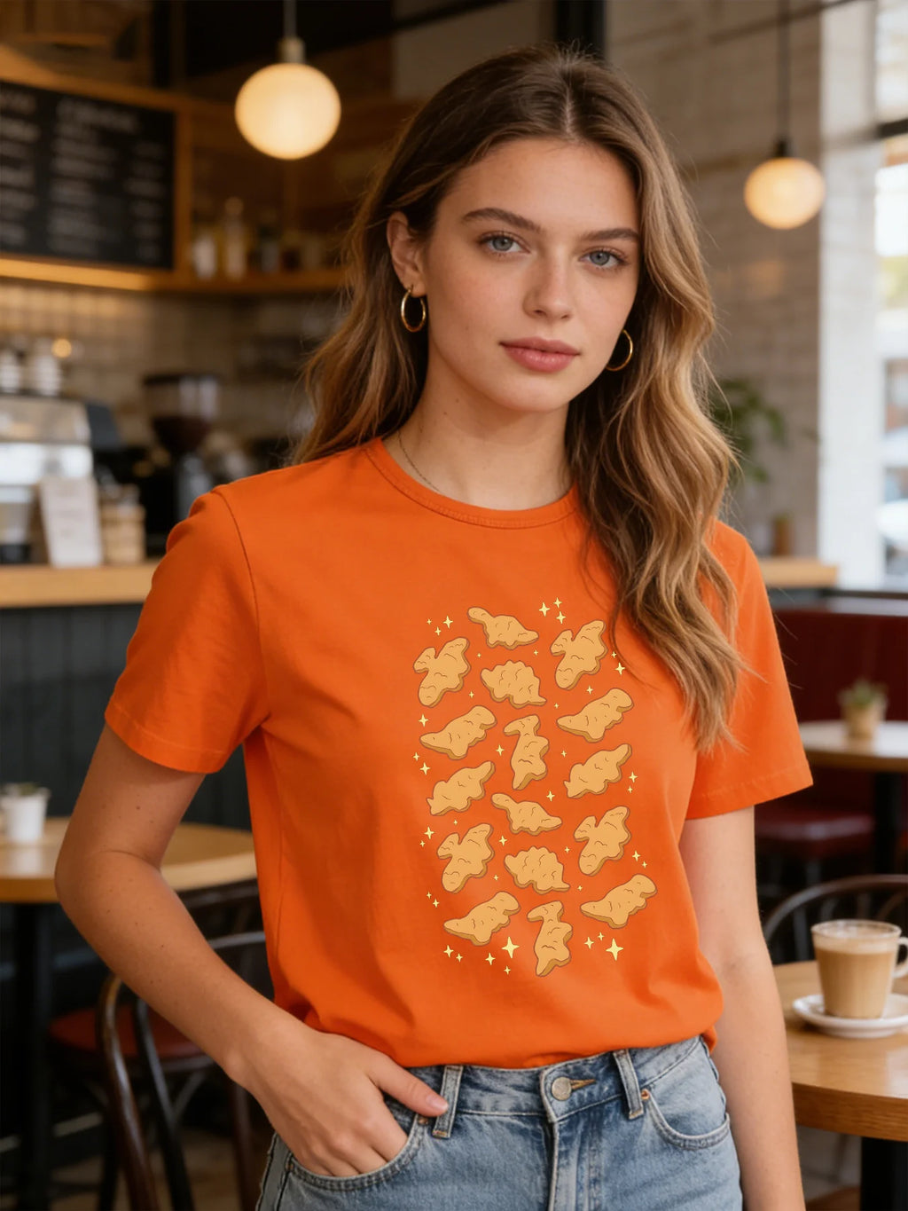 Dinosaur Animal Cracker T Shirt Women Cute Snack Graphic Tee 2026 Spring Summer Round Neck Short Sleeve Tops