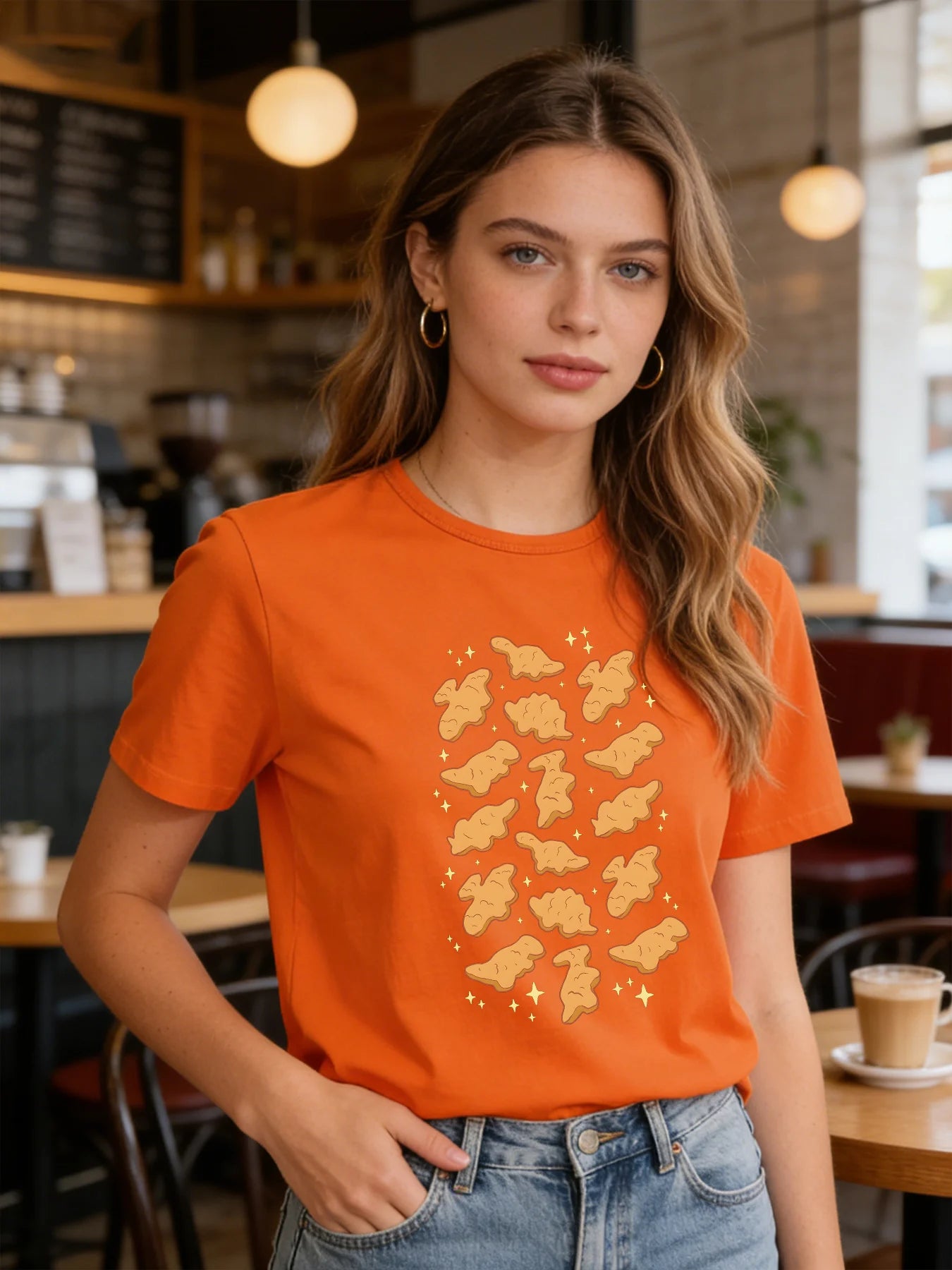 Dinosaur Animal Cracker T Shirt Women Cute Snack Graphic Tee 2026 Spring Summer Round Neck Short Sleeve Tops