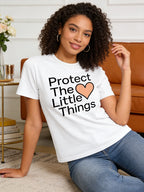 Cute Heart Print T-shirt 2026 Spring/Summer New Women's Fashion Casual Loose Top Футболка Смешная