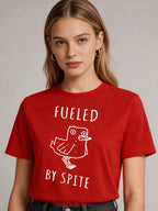 2026 Spring/Summer New Women's Fashion Casual Loose Round Neck Simple Letter Print Short Sleeve T-Shirt Top Shirts for Women