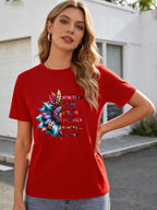 I Am Enough Sunflower T Shirt Women Inspirational Affirmation Graphic Tee Casual Round Neck Short Sleeve Tops