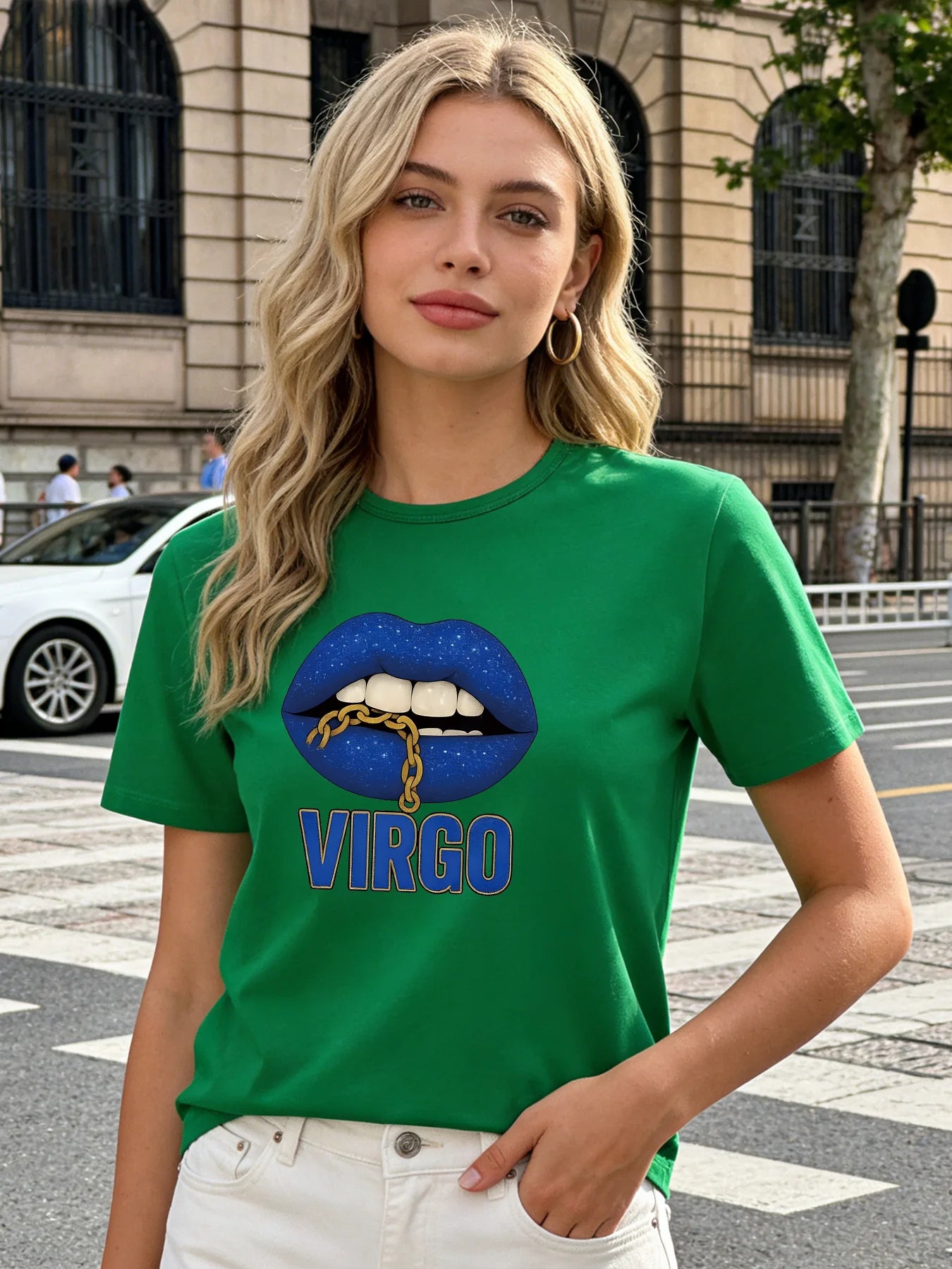 Queen Crown T Shirt Women Pink Blue Graphic Tee Casual Round Neck Short Sleeve Tops Women Clothing